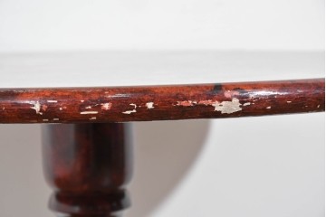 アジアンヴィンテージ　オリエンタル　風景画をあしらったティルトトップコーヒーテーブル　(R-085702)