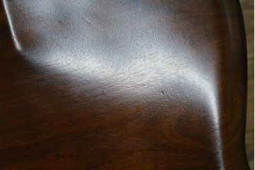 中古　松本民芸家具　#72リーチ型チェア　曲線の美しいウィンザースタイルのダイニングチェア2脚セット　定価(2脚合計)約19万6千円　(R-085707)
