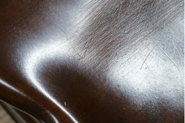 中古　松本民芸家具　#72リーチ型チェア　曲線の美しいウィンザースタイルのダイニングチェア2脚セット　定価(2脚合計)約19万6千円　(R-085707)