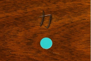 中古　松本民芸家具　#72リーチ型チェア　曲線の美しいウィンザースタイルのダイニングチェア2脚セット　定価(2脚合計)約19万6千円　(R-085707)