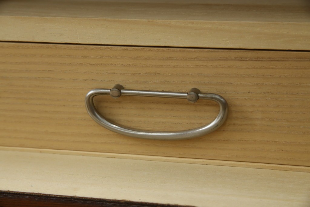 《台輪取り付け加工費込み》　中古　美品　志太民芸家具　木目の美しさが際立つローボード　(R-085709)