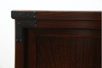 《台輪取り付け加工費込み》　中古　美品　志太民芸家具　木目の美しさが際立つローボード　(R-085709)