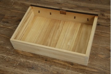 《天板・台輪取り付け加工費込み》　中古　美品　志太民芸家具　木目の美しさが際立つローチェスト　(R-085710)