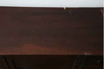 《天板・台輪取り付け加工費込み》　中古　美品　志太民芸家具　木目の美しさが際立つローチェスト　(R-085710)