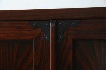 《天板・台輪取り付け加工費込み》　中古　美品　志太民芸家具　木目の美しさが際立つローチェスト　(R-085710)