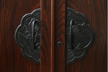 《天板・台輪取り付け加工費込み》　中古　美品　志太民芸家具　木目の美しさが際立つローチェスト　(R-085710)