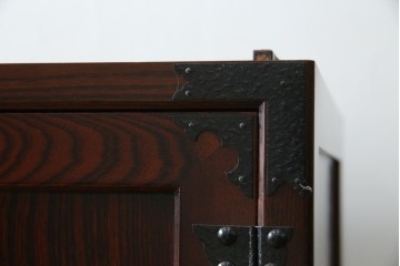 《天板取り付け加工費込み》　中古　志太民芸家具　深い色合いの木肌が美しいサイドボード　(R-085711)