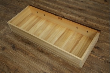 《天板取り付け加工費込み》　中古　志太民芸家具　深い色合いの木肌が美しいサイドボード　(R-085711)