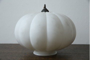 《引っ掛けシーリング式ペンダントライト加工費込み》　和製アンティーク　ぼんぼり型フォルムの可愛らしいペンダントライト　(R-085712)