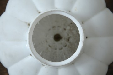 《引っ掛けシーリング式ペンダントライト加工費込み》　和製アンティーク　ぼんぼり型フォルムの可愛らしいペンダントライト　(R-085712)