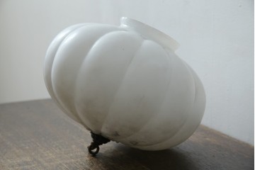 《引っ掛けシーリング式ペンダントライト加工費込み》　和製アンティーク　ぼんぼり型フォルムの可愛らしいペンダントライト　(R-085712)