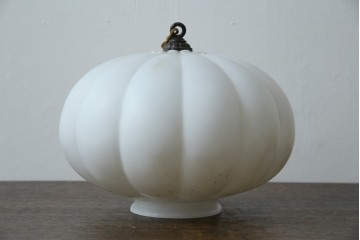 《引っ掛けシーリング式ペンダントライト加工費込み》　和製アンティーク　ぼんぼり型フォルムの可愛らしいペンダントライト　(R-085713)