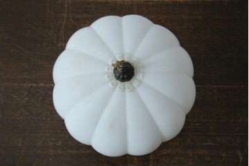 《引っ掛けシーリング式ペンダントライト加工費込み》　和製アンティーク　ぼんぼり型フォルムの可愛らしいペンダントライト　(R-085713)