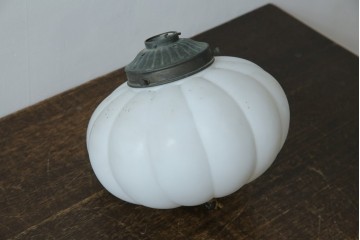 《引っ掛けシーリング式ペンダントライト加工費込み》　和製アンティーク　ぼんぼり型フォルムの可愛らしいペンダントライト　(R-085713)