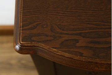 中古　美品　希少な廃番品　三越家具(現カントリーハウス)　Brugge(ブルージュ)　上品なバラの彫刻が入ったスリッパラック　(R-085719)