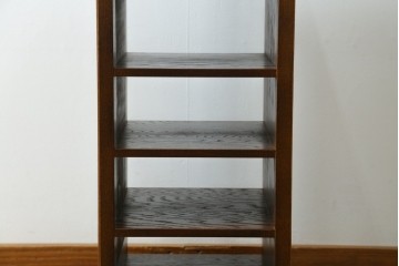 中古　美品　希少な廃番品　三越家具(現カントリーハウス)　Brugge(ブルージュ)　上品なバラの彫刻が入ったスリッパラック　(R-085719)
