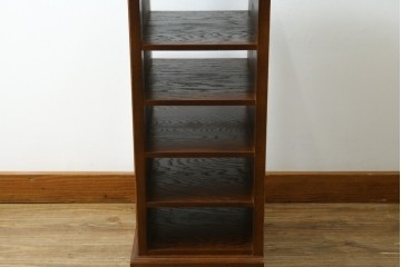 中古　美品　希少な廃番品　三越家具(現カントリーハウス)　Brugge(ブルージュ)　上品なバラの彫刻が入ったスリッパラック　(R-085719)