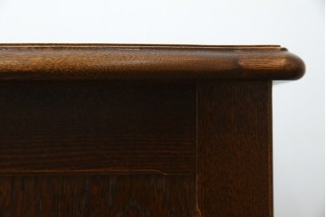 中古　美品　希少な廃番品　三越家具(現カントリーハウス)　Brugge(ブルージュ)　上品なバラの彫刻が入ったスリッパラック　(R-085719)