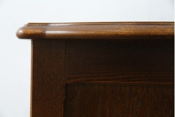 中古　美品　希少な廃番品　三越家具(現カントリーハウス)　Brugge(ブルージュ)　上品なバラの彫刻が入ったスリッパラック　(R-085719)