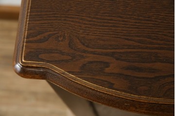 中古　美品　希少な廃番品　三越家具(現カントリーハウス)　Brugge(ブルージュ)　上品なバラの彫刻が入ったスリッパラック　(R-085719)