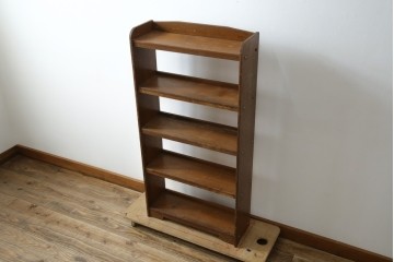 和製ヴィンテージ　素朴な佇まいの本棚　(R-085721)