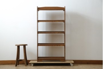 和製ヴィンテージ　素朴な佇まいの本棚　(R-085721)