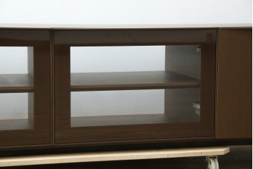 中古　美品　arflex(アルフレックス)　CONDUCTOR(コンダクター)　落ち着いた色味と研ぎ澄まされたデザインが美しいローボード　定価約35万円　(R-085725)