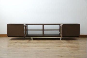 中古　美品　arflex(アルフレックス)　CONDUCTOR(コンダクター)　落ち着いた色味と研ぎ澄まされたデザインが美しいローボード　定価約35万円　(R-085725)