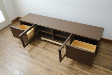 中古　美品　arflex(アルフレックス)　CONDUCTOR(コンダクター)　落ち着いた色味と研ぎ澄まされたデザインが美しいローボード　定価約35万円　(R-085725)