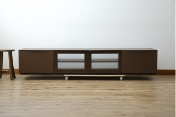 中古　美品　arflex(アルフレックス)　CONDUCTOR(コンダクター)　落ち着いた色味と研ぎ澄まされたデザインが美しいローボード　定価約35万円　(R-085725)