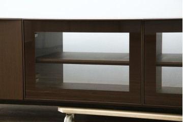 中古　美品　arflex(アルフレックス)　CONDUCTOR(コンダクター)　落ち着いた色味と研ぎ澄まされたデザインが美しいローボード　定価約35万円　(R-085725)