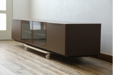 中古　美品　arflex(アルフレックス)　CONDUCTOR(コンダクター)　落ち着いた色味と研ぎ澄まされたデザインが美しいローボード　定価約35万円　(R-085725)