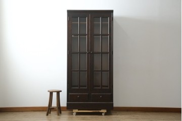 中古　美品　北海道民芸家具　HM114K　落ち着いた佇まいの本箱　定価約39万円　(R-085730)