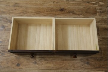 中古　美品　北海道民芸家具　HM114K　落ち着いた佇まいの本箱　定価約39万円　(R-085730)