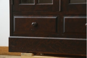 中古　美品　北海道民芸家具　HM114K　落ち着いた佇まいの本箱　定価約39万円　(R-085730)