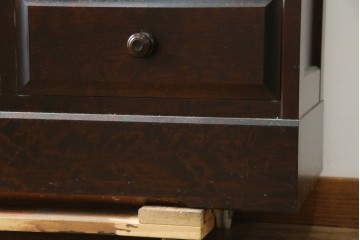 中古　美品　北海道民芸家具　HM114K　落ち着いた佇まいの本箱　定価約39万円　(R-085730)