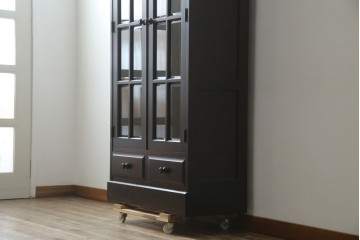 中古　美品　北海道民芸家具　HM114K　落ち着いた佇まいの本箱　定価約39万円　(R-085730)