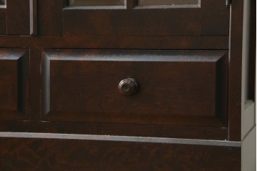 中古　美品　北海道民芸家具　HM114K　落ち着いた佇まいの本箱　定価約39万円　(R-085730)