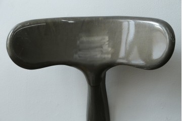 中古　美品　フランス　オールスチール製　Whale Tail(ホエールテイル・チェア)　工業用チェアの名作!　Nicolle Chair(ニコルチェア)4脚セット　定価(4脚合計)約23万円　(R-085731)