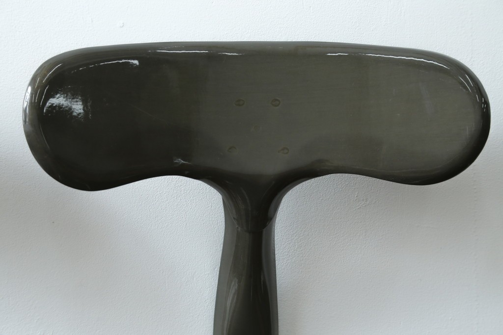 中古　美品　フランス　オールスチール製　Whale Tail(ホエールテイル・チェア)　工業用チェアの名作!　Nicolle Chair(ニコルチェア)4脚セット　定価(4脚合計)約23万円　(R-085731)