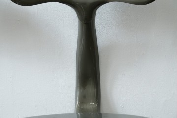 中古　美品　フランス　オールスチール製　Whale Tail(ホエールテイル・チェア)　工業用チェアの名作!　Nicolle Chair(ニコルチェア)4脚セット　定価(4脚合計)約23万円　(R-085731)