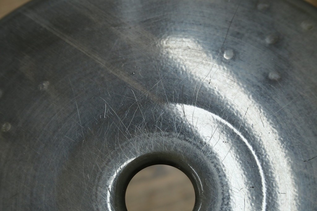 中古　美品　フランス　オールスチール製　Whale Tail(ホエールテイル・チェア)　工業用チェアの名作!　Nicolle Chair(ニコルチェア)4脚セット　定価(4脚合計)約23万円　(R-085731)