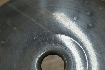 中古　美品　フランス　オールスチール製　Whale Tail(ホエールテイル・チェア)　工業用チェアの名作!　Nicolle Chair(ニコルチェア)4脚セット　定価(4脚合計)約23万円　(R-085731)