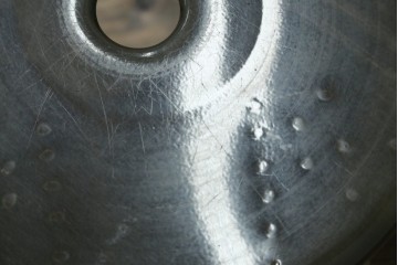 中古　美品　フランス　オールスチール製　Whale Tail(ホエールテイル・チェア)　工業用チェアの名作!　Nicolle Chair(ニコルチェア)4脚セット　定価(4脚合計)約23万円　(R-085731)