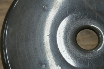 中古　美品　フランス　オールスチール製　Whale Tail(ホエールテイル・チェア)　工業用チェアの名作!　Nicolle Chair(ニコルチェア)4脚セット　定価(4脚合計)約23万円　(R-085731)