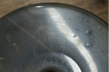 中古　美品　フランス　オールスチール製　Whale Tail(ホエールテイル・チェア)　工業用チェアの名作!　Nicolle Chair(ニコルチェア)4脚セット　定価(4脚合計)約23万円　(R-085731)