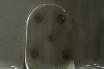 中古　美品　フランス　オールスチール製　Whale Tail(ホエールテイル・チェア)　工業用チェアの名作!　Nicolle Chair(ニコルチェア)4脚セット　定価(4脚合計)約23万円　(R-085731)