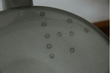 中古　美品　フランス　オールスチール製　Whale Tail(ホエールテイル・チェア)　工業用チェアの名作!　Nicolle Chair(ニコルチェア)5脚セット　定価(5脚合計)約29万円　(R-085731)