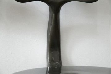 中古　美品　フランス　オールスチール製　Whale Tail(ホエールテイル・チェア)　工業用チェアの名作!　Nicolle Chair(ニコルチェア)5脚セット　定価(5脚合計)約29万円　(R-085731)