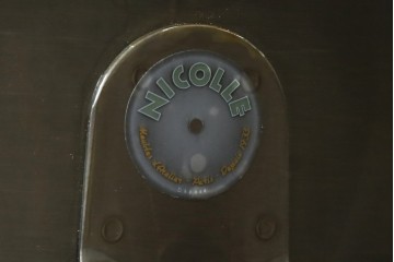 中古　美品　フランス　オールスチール製　Whale Tail(ホエールテイル・チェア)　工業用チェアの名作!　Nicolle Chair(ニコルチェア)5脚セット　定価(5脚合計)約29万円　(R-085731)